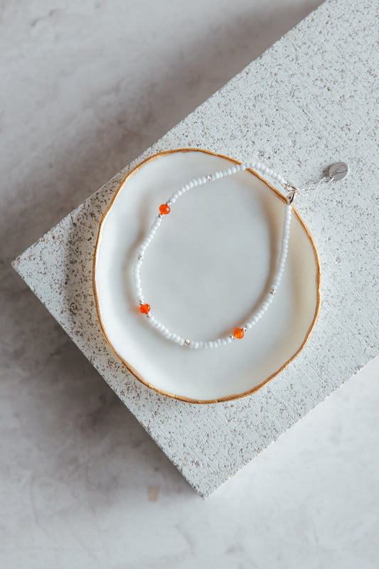 The 'wild one' bracelet | Carnelian