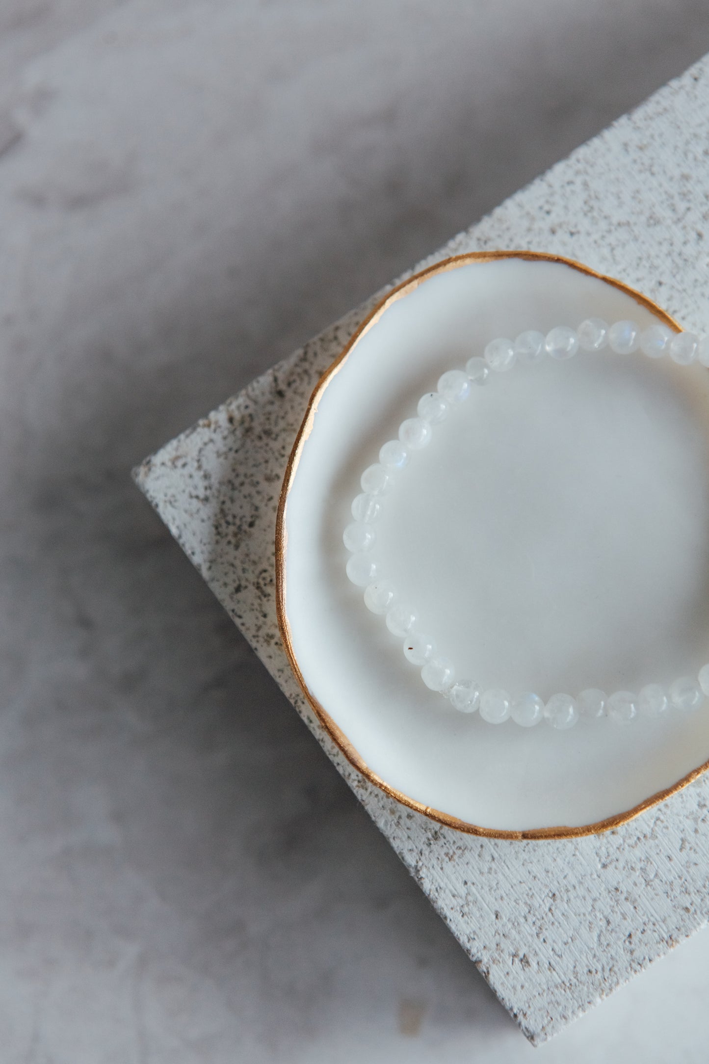 The 'new beginnings' bracelet | Rainbow Moonstone