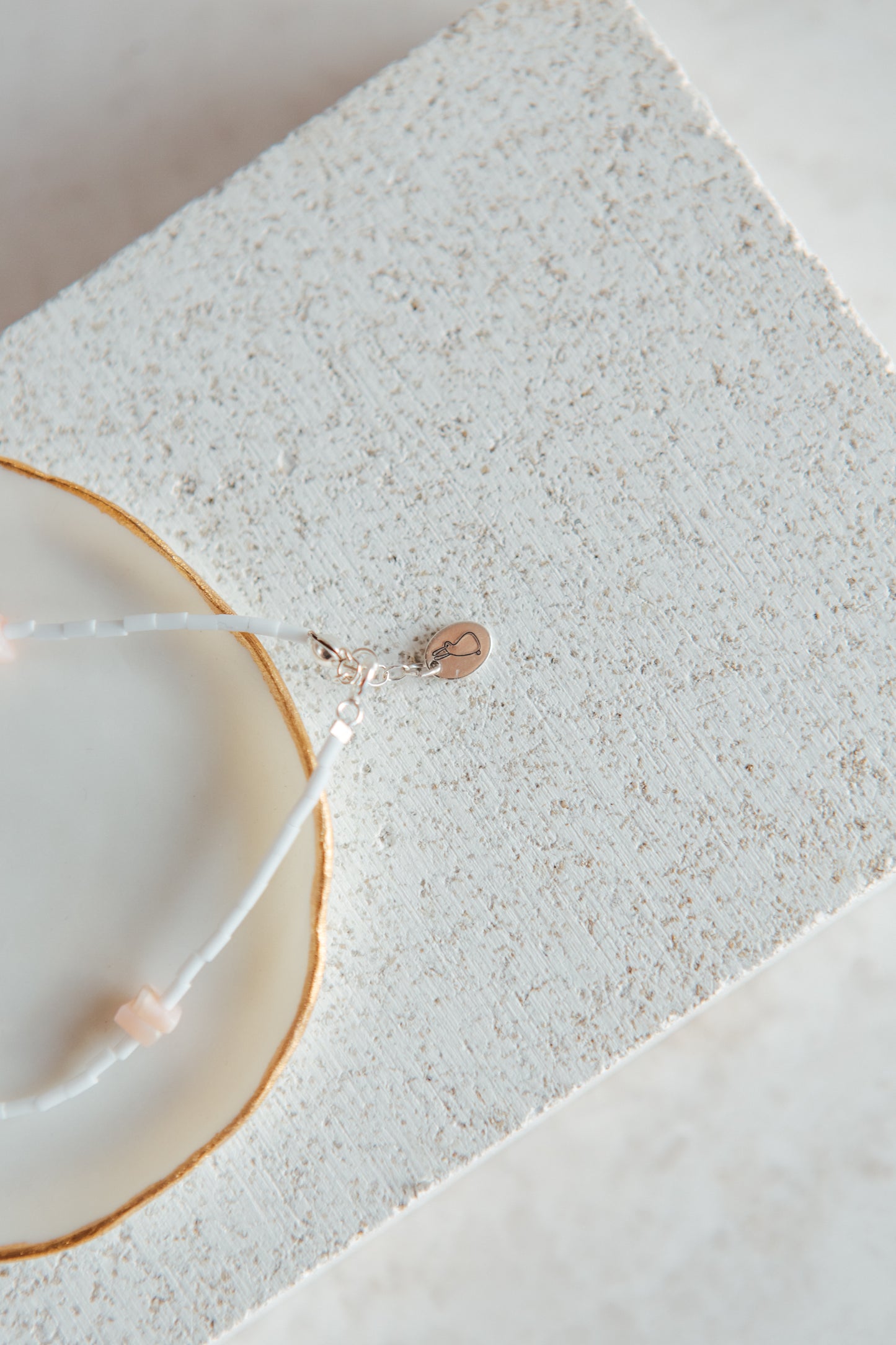 The 'peace' bracelet | Pink Opal