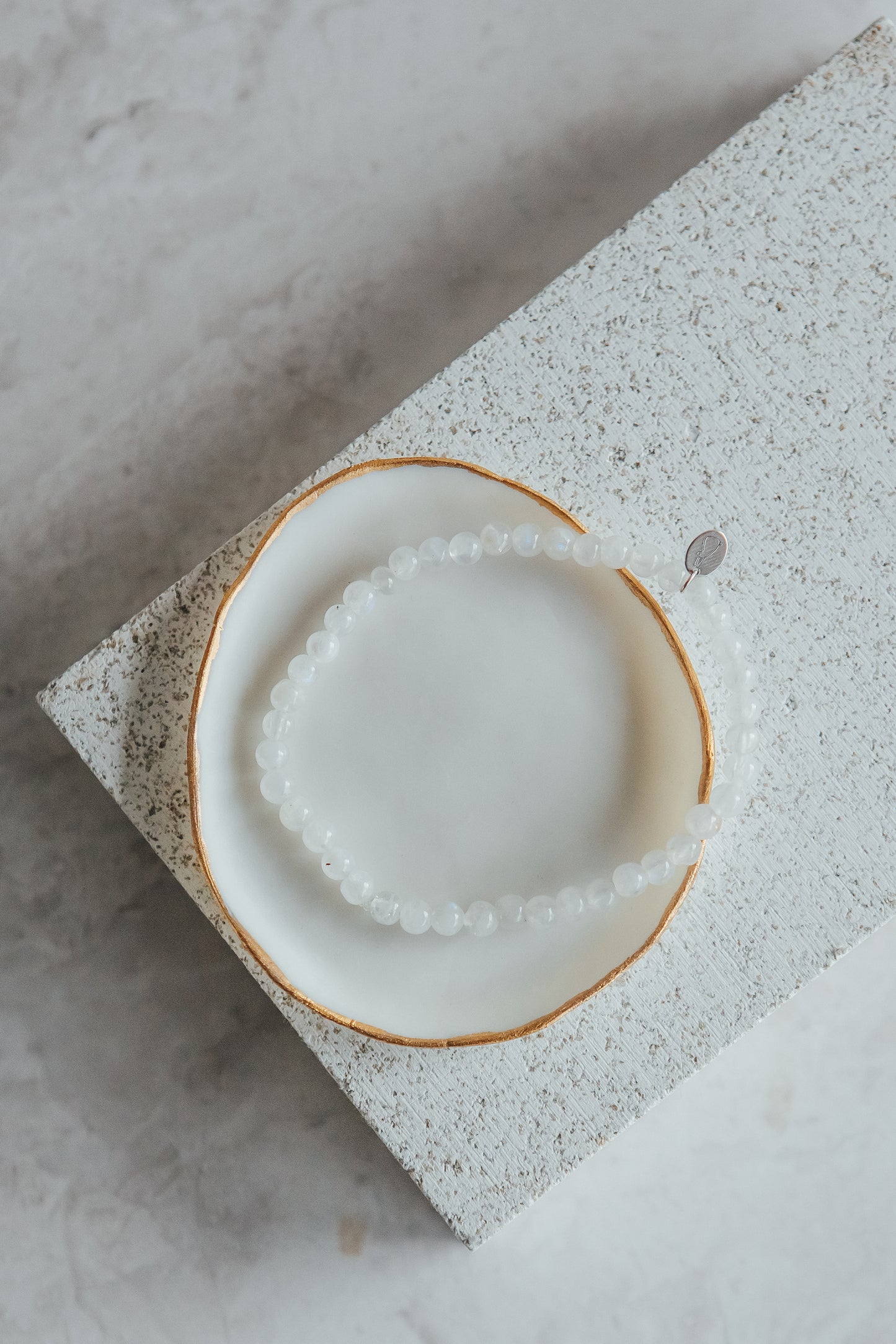 The 'new beginnings' bracelet | Rainbow Moonstone